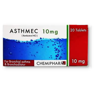 Asthmec 10 mg ( Bambuterol ) 20 tablets